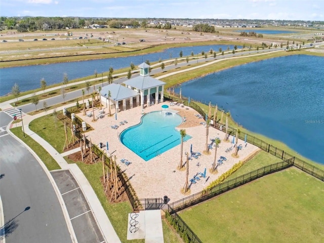 2861 Willowseed Ln, Saint Cloud, FL 34772 - bird's eye view with a water view