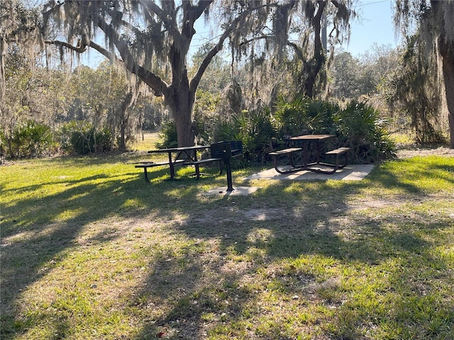 surrounding community with a lawn