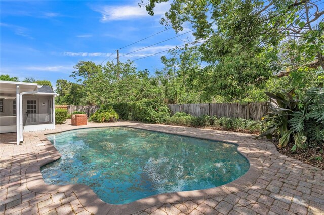 116 E Cottesmore Cir, Longwood, FL 32779 - view of swimming pool featuring a fenced backyard, a patio area, and a fenced in pool
