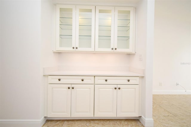 interior details with baseboards