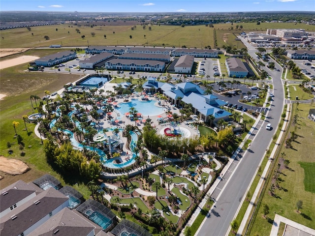 drone / aerial view featuring a residential view