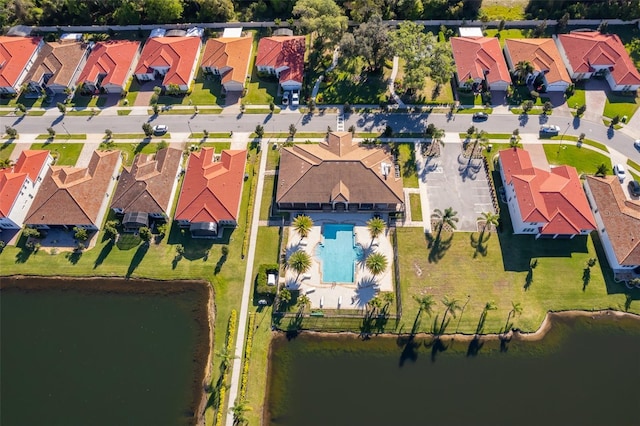 2400 Symphony Cir, Saint Cloud, FL 34771 - drone / aerial view with a residential view and a water view