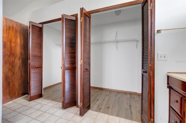 view of closet