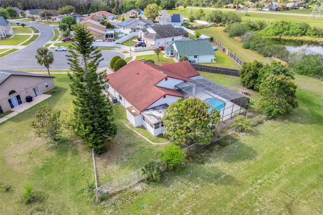 birds eye view of property featuring a residential view