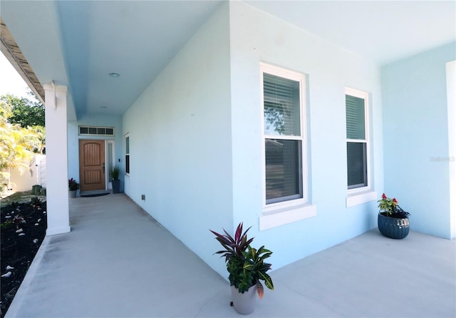 view of patio / terrace with visible vents