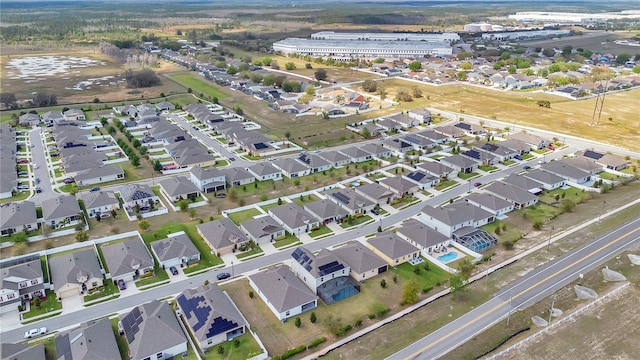 drone / aerial view featuring a residential view