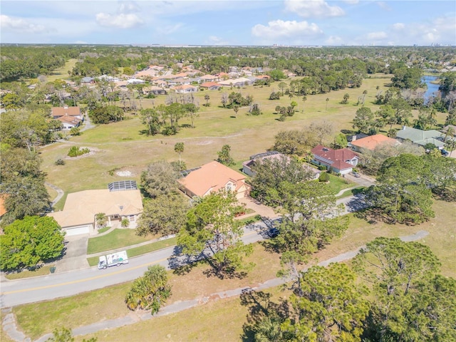 bird's eye view featuring a residential view