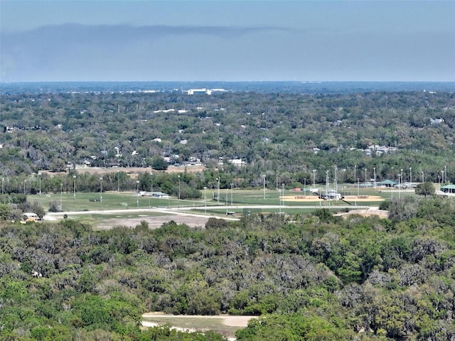 aerial view with a view of trees