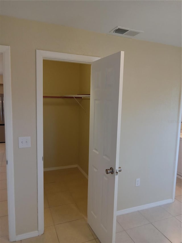 closet with visible vents