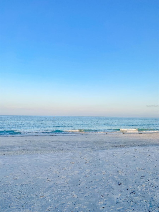 water view featuring a beach view