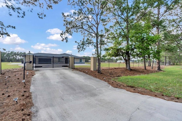 exterior space with fence