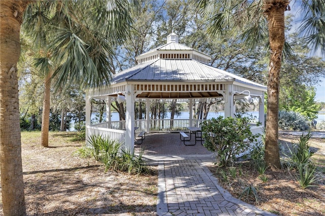 surrounding community featuring a gazebo