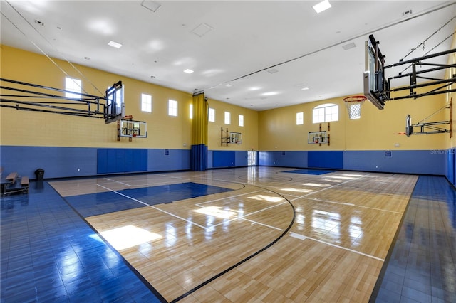 view of sport court featuring community basketball court