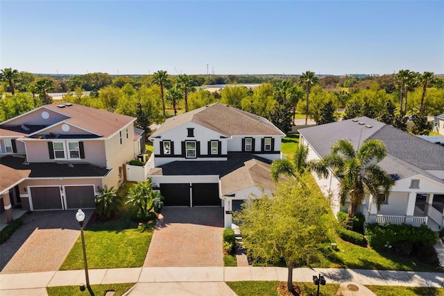 bird's eye view featuring a residential view