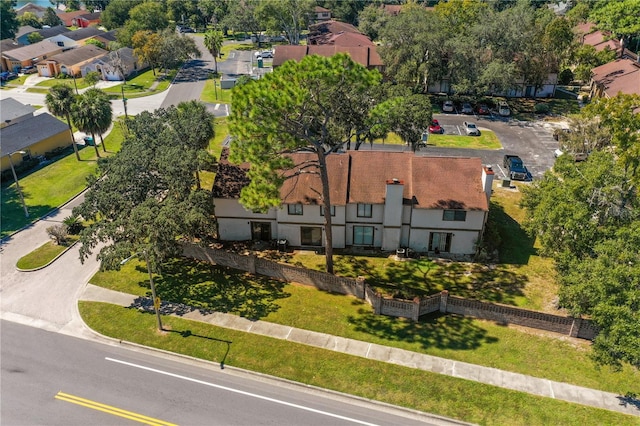 bird's eye view featuring a residential view