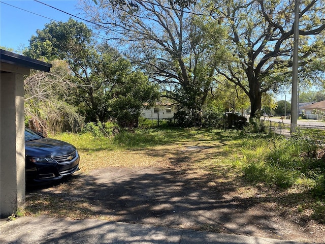 view of road