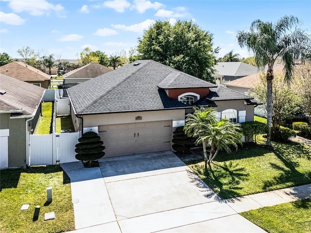 aerial view featuring a residential view