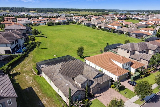 bird's eye view featuring a residential view