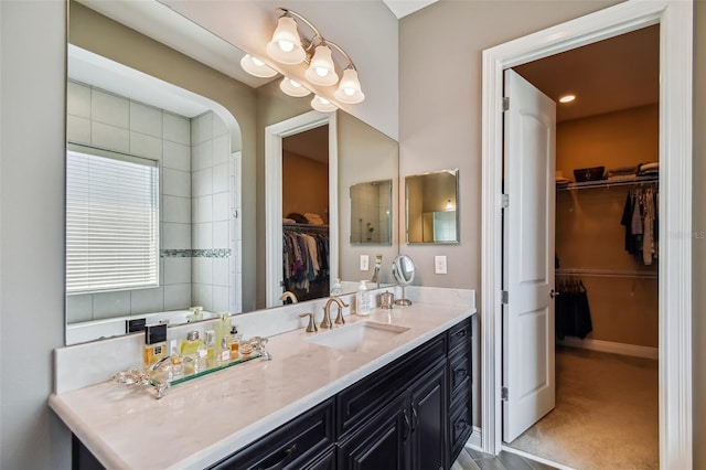 16736 Broadwater Ave, Winter Garden, FL 34787 - full bathroom with a spacious closet and vanity
