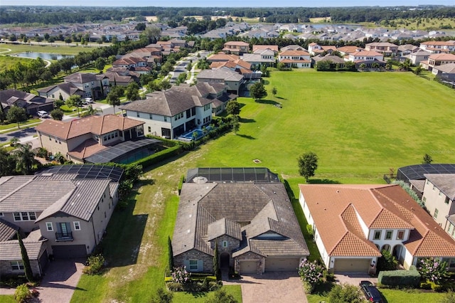 16736 Broadwater Ave, Winter Garden, FL 34787 - aerial view of residential area with a nearby body of water