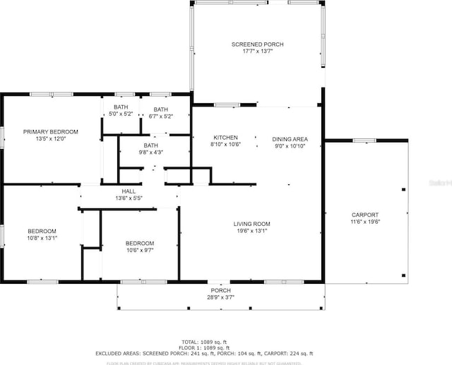 5210 Grandview Dr, Orlando, FL 32808 - plan