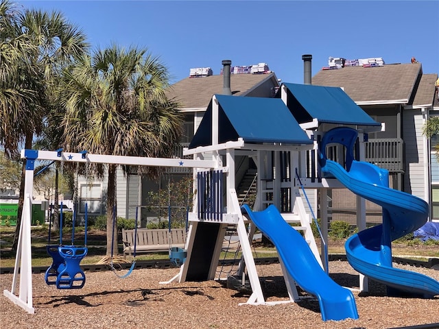 view of communal playground