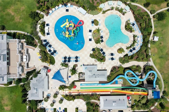 drone / aerial view