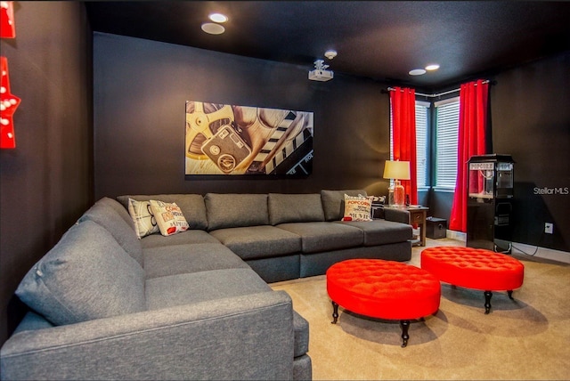 7463 Marker Ave, Kissimmee, FL 34747 - interior space with recessed lighting, baseboards, and carpet floors