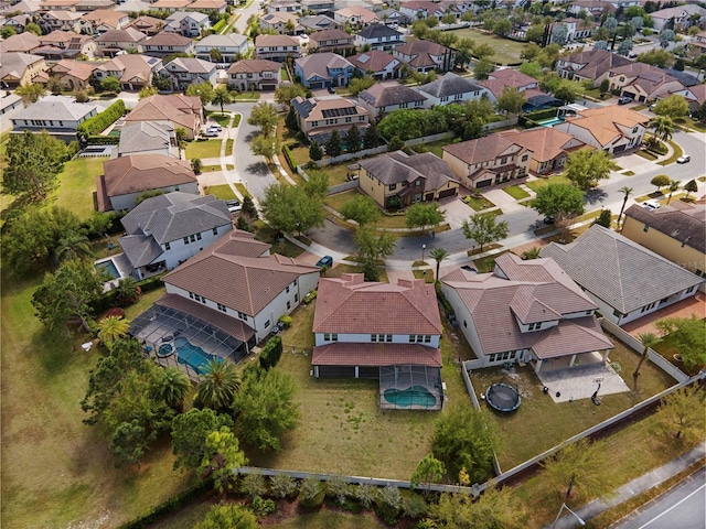 birds eye view of property featuring a residential view