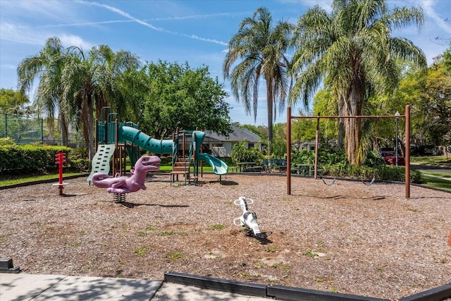 view of communal playground