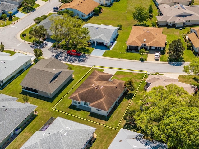 3748 Innisbrook Dr, Lakeland, FL 33810 - aerial view of residential area with property parcel outlined