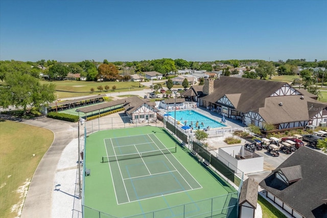 3748 Innisbrook Dr, Lakeland, FL 33810 - bird's eye view of a pool area