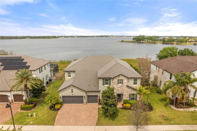 16689 Broadwater Ave, Winter Garden, FL 34787 - aerial view with a water view