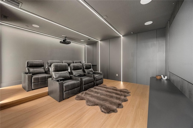 16689 Broadwater Ave, Winter Garden, FL 34787 - cinema with wood finished floors and visible vents