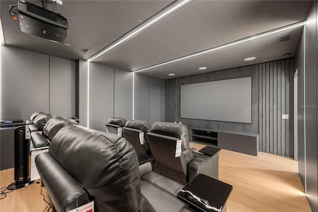 16689 Broadwater Ave, Winter Garden, FL 34787 - cinema with wood finished floors and a decorative wall