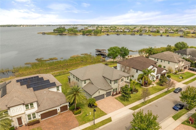 16689 Broadwater Ave, Winter Garden, FL 34787 - bird's eye view with a residential view and a water view