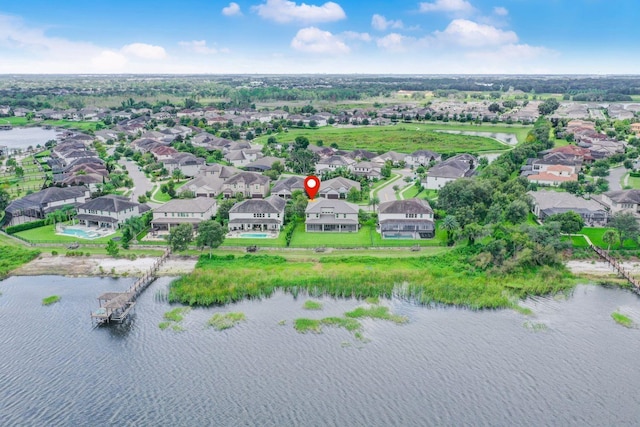 16689 Broadwater Ave, Winter Garden, FL 34787 - aerial overview of property's location with a nearby body of water and nearby suburban area
