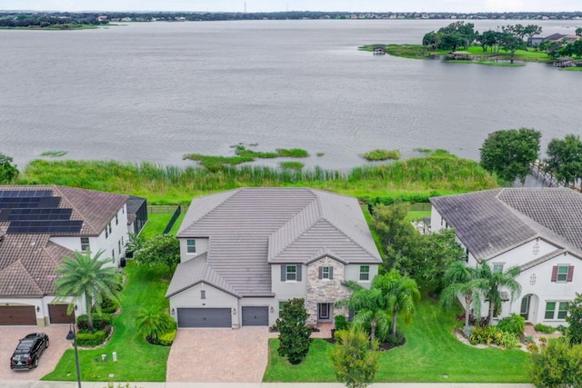 16689 Broadwater Ave, Winter Garden, FL 34787 - aerial perspective of suburban area featuring a nearby body of water