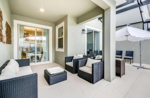 view of patio / terrace featuring outdoor lounge area