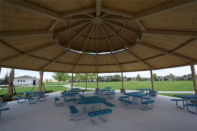 18381 Oliver Twist Way, Winter Garden, FL 34787 - view of community featuring a lawn, a gazebo, and a patio area
