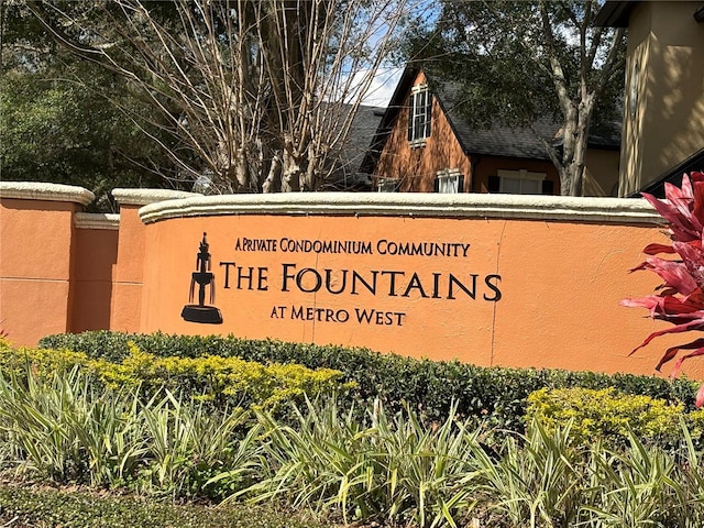 view of community / neighborhood sign