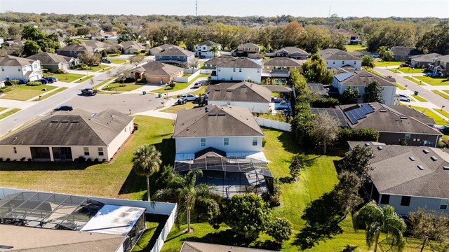 birds eye view of property featuring a residential view