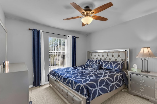 122 Carmel Bay Dr, Sanford, FL 32771 - carpeted bedroom featuring baseboards and ceiling fan