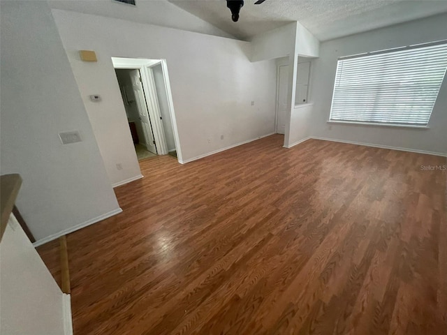 5417 Lake Margaret Dr Unit 39, Orlando, FL 32812 - empty room featuring visible vents, baseboards, a textured ceiling, and wood finished floors