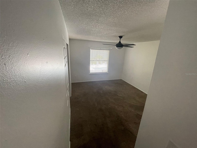 5417 Lake Margaret Dr Unit 39, Orlando, FL 32812 - carpeted spare room with a textured ceiling and a ceiling fan