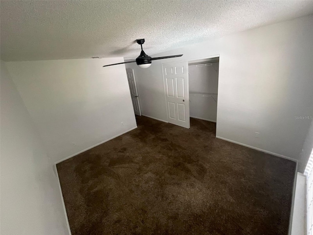 5417 Lake Margaret Dr Unit 39, Orlando, FL 32812 - spare room with baseboards, a textured ceiling, ceiling fan, and carpet flooring