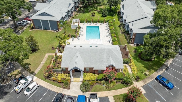 5417 Lake Margaret Dr Unit 39, Orlando, FL 32812 - view from above of property with a pool area