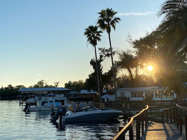 4865 S Tromp Loop Unit 136, Homosassa, FL 34448 - dock area with a water view