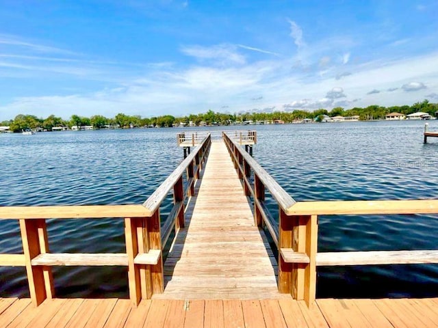 4865 S Tromp Loop Unit 136, Homosassa, FL 34448 - dock area featuring a water view