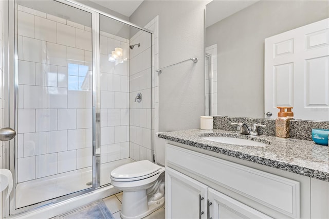14645 Scott Key Dr, Winter Garden, FL 34787 - full bath with vanity, a shower stall, and toilet